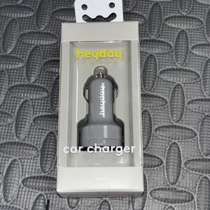 Heyday Car Charger High Charging Speed 2 USB Ports Dual 3.1 amp/15.5W New